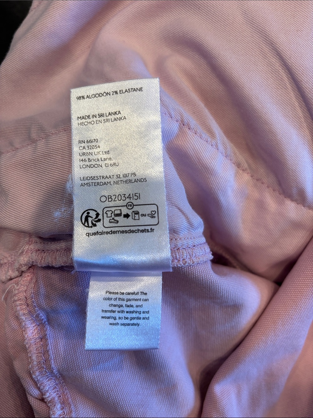 Pilcro Light Purple/Lavender Elastic Waist Pants - Picture 11 of 11